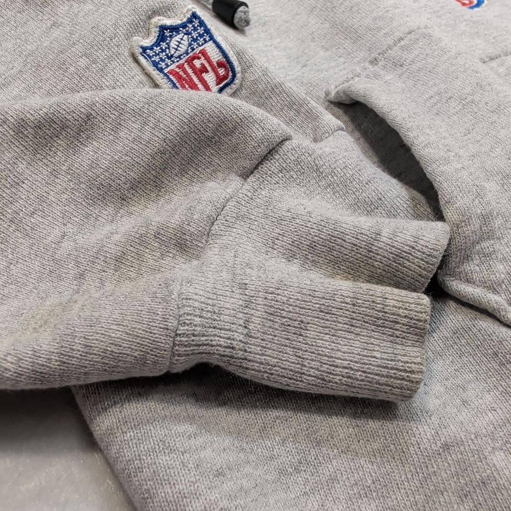Men's Champion Green Bay Packers Gray Hoodie L - Picture 6 of 13
